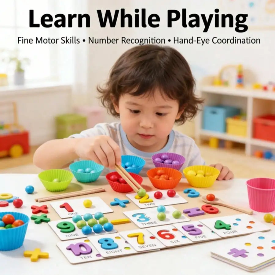 Rainbow Counting Beads