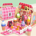 Wooden Ice Cream Set