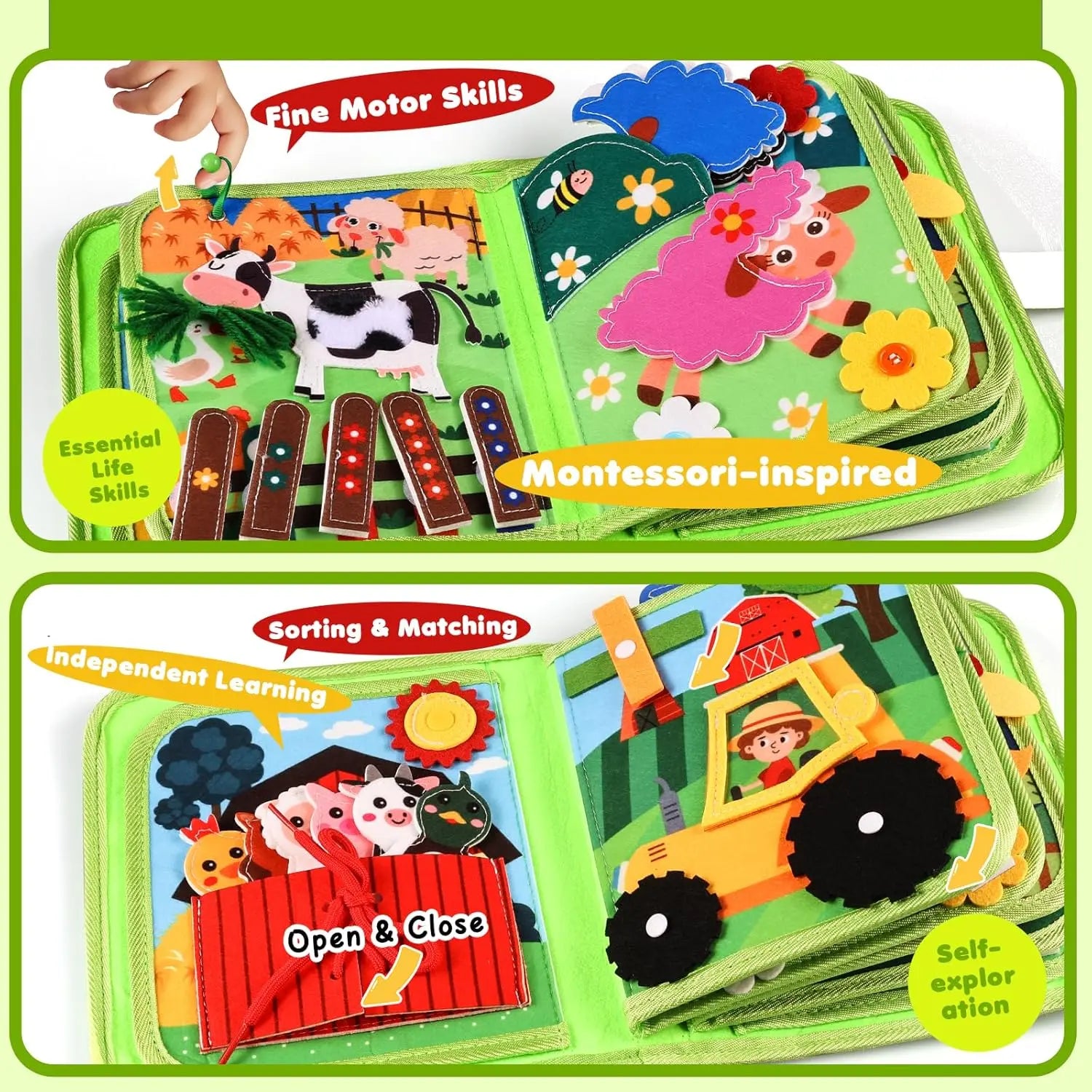 Farm Animal Busy Book
