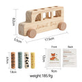 Wooden Bus Bounce Toy