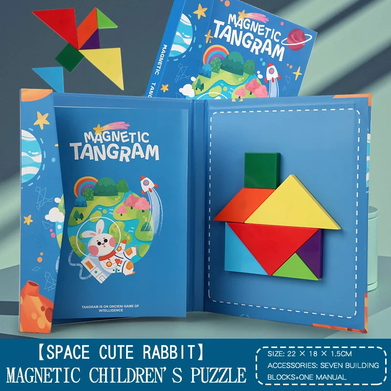 Magnetic Tangram Book