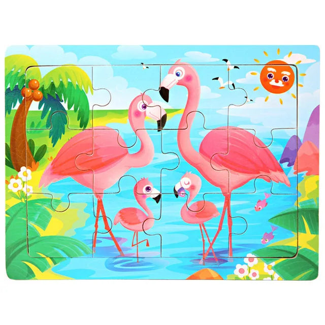 Animal Puzzle Board