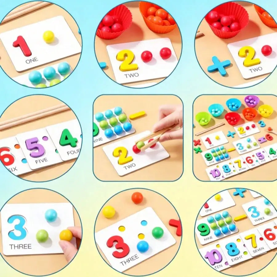 Rainbow Counting Beads