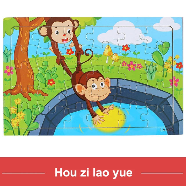 Animal Puzzle Board