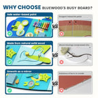 Wooden Wall Busy Board Panels - Activity Center