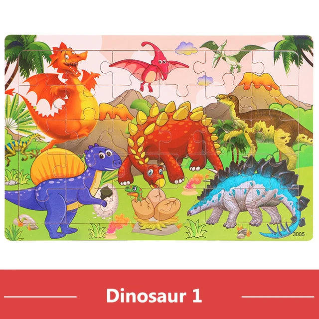 Animal Puzzle Board