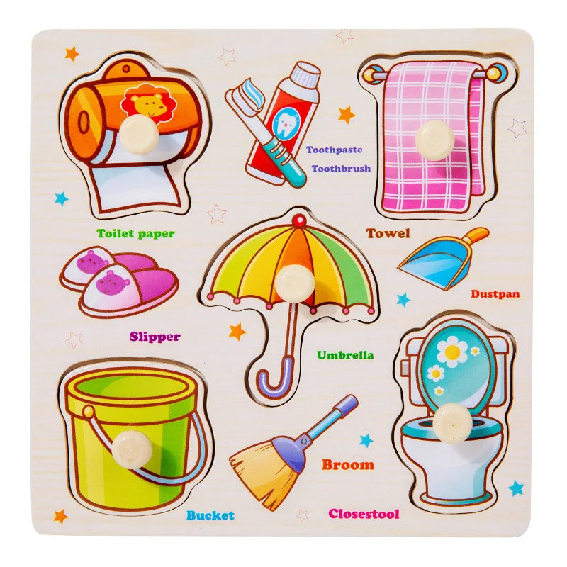 Alphabet Grab Puzzle