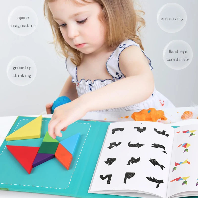 Magnetic Tangram Book