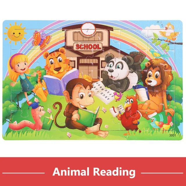 Animal Puzzle Board