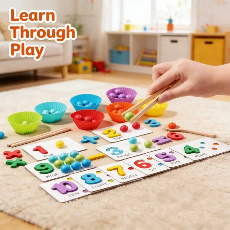 Rainbow Counting Beads