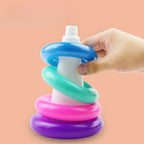 Children's Montessori Toy Animals Rainbow Stacked Ring Tower Stacking Educational Toys Infant Development Early Education Toys