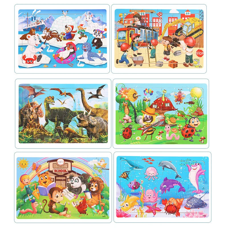Animal Puzzle Board