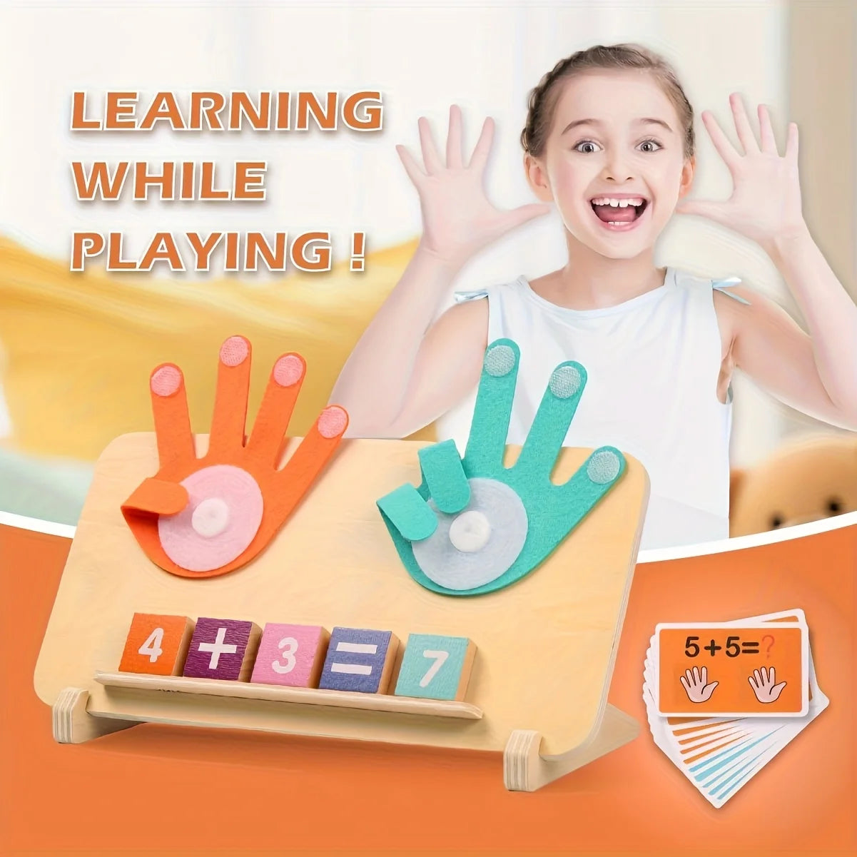 Wooden Math Learning Board