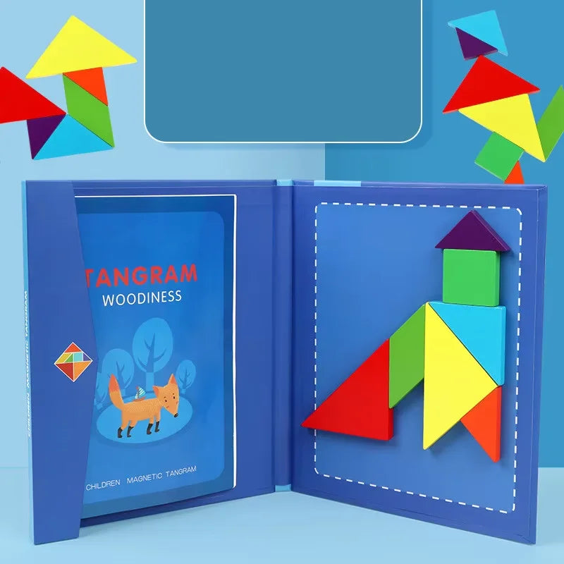 Magnetic Tangram Book