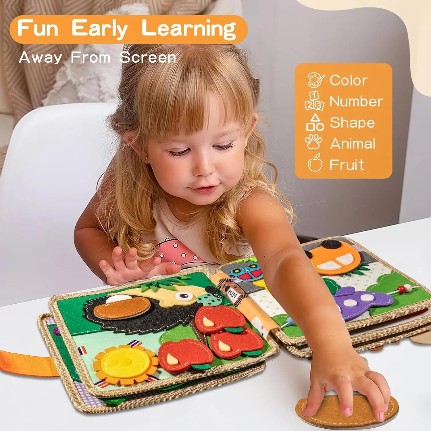 Toddler Travel Busy Book