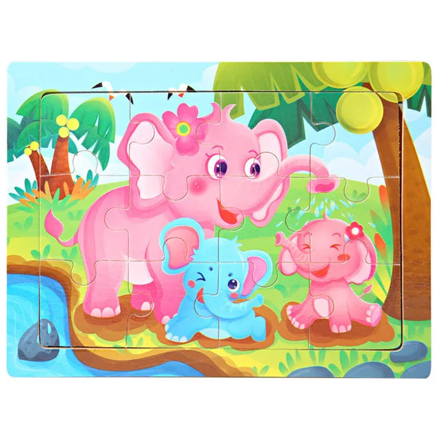 Animal Puzzle Board