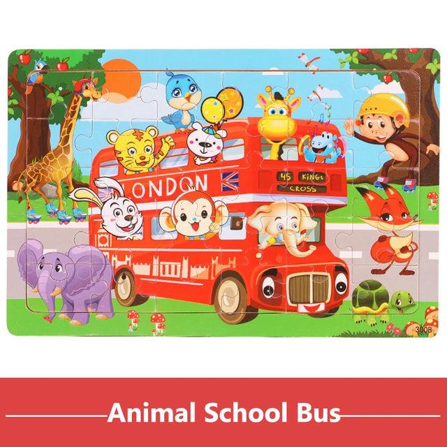Animal Puzzle Board
