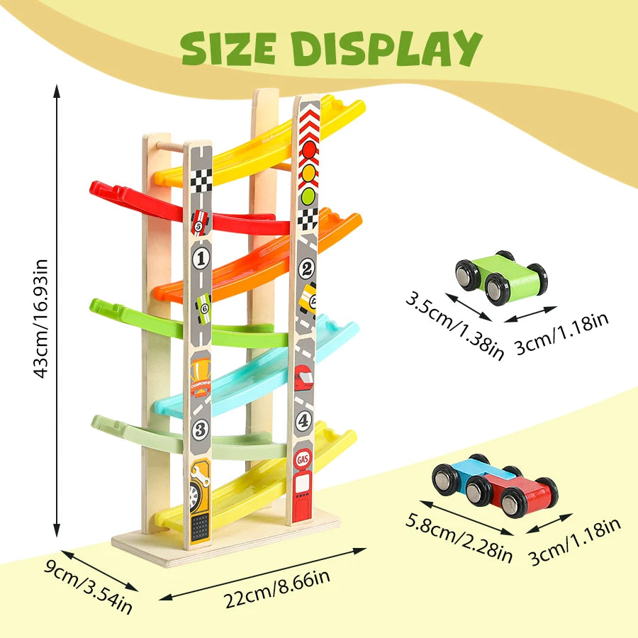 Wooden Car Ramp Racer