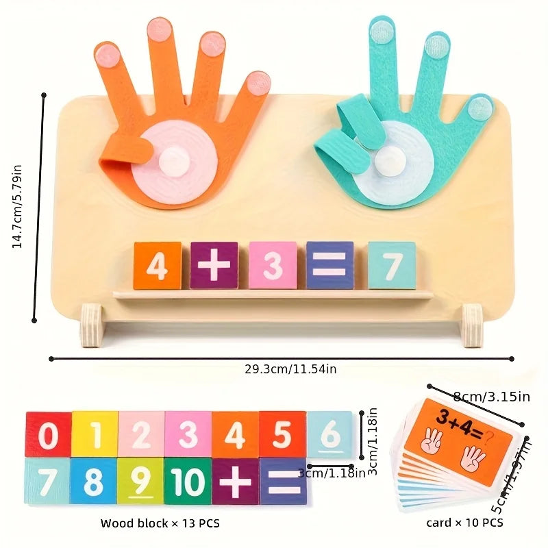 Wooden Math Learning Board