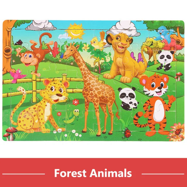 Animal Puzzle Board
