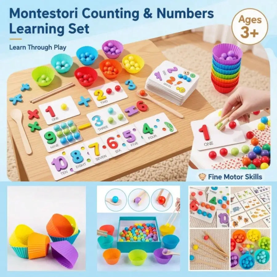 Rainbow Counting Beads