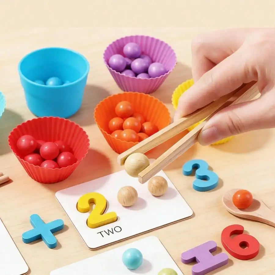 Rainbow Counting Beads