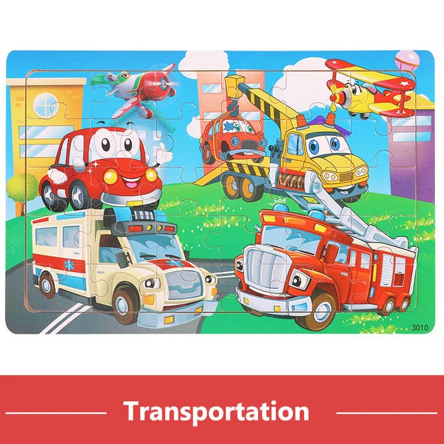 Animal Puzzle Board