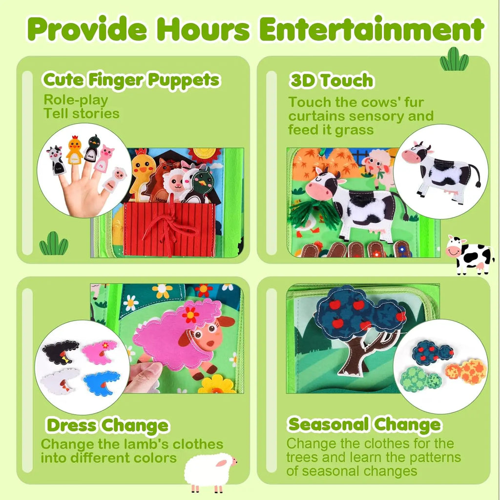 Farm Animal Busy Book