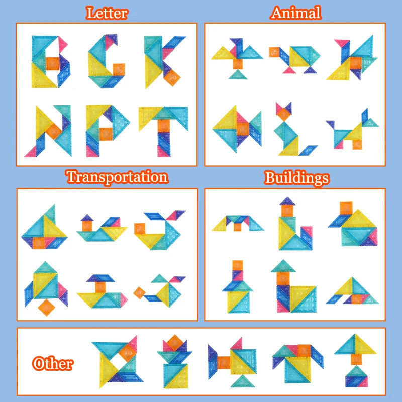 Magnetic Tangram Set