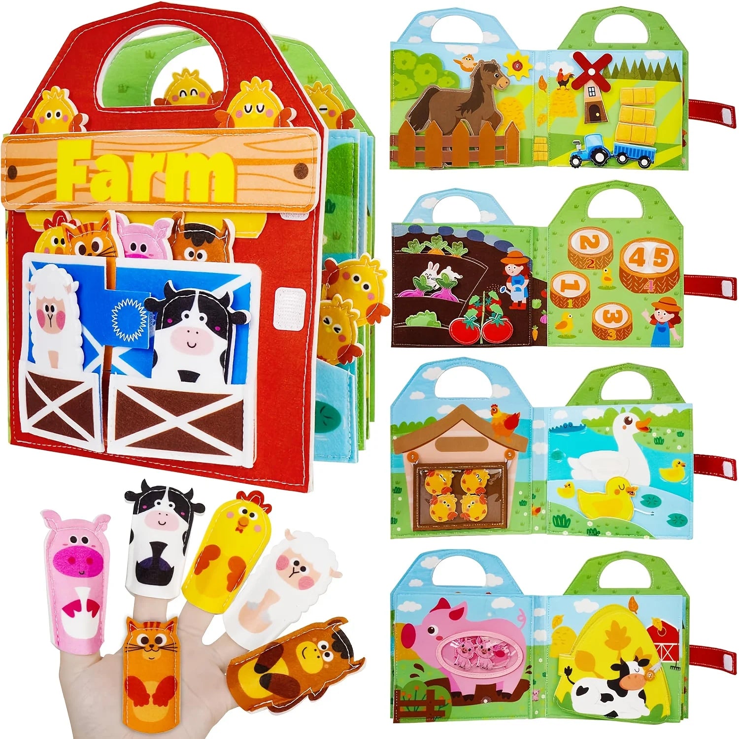 Farm Quiet Activity Book