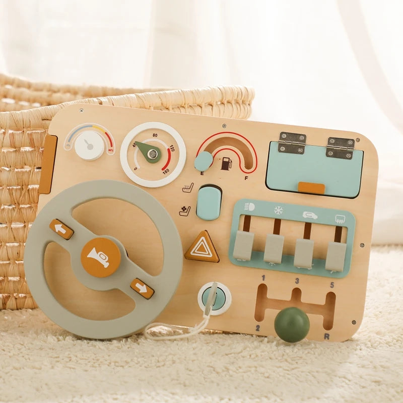 Busy Board Steering Wheel