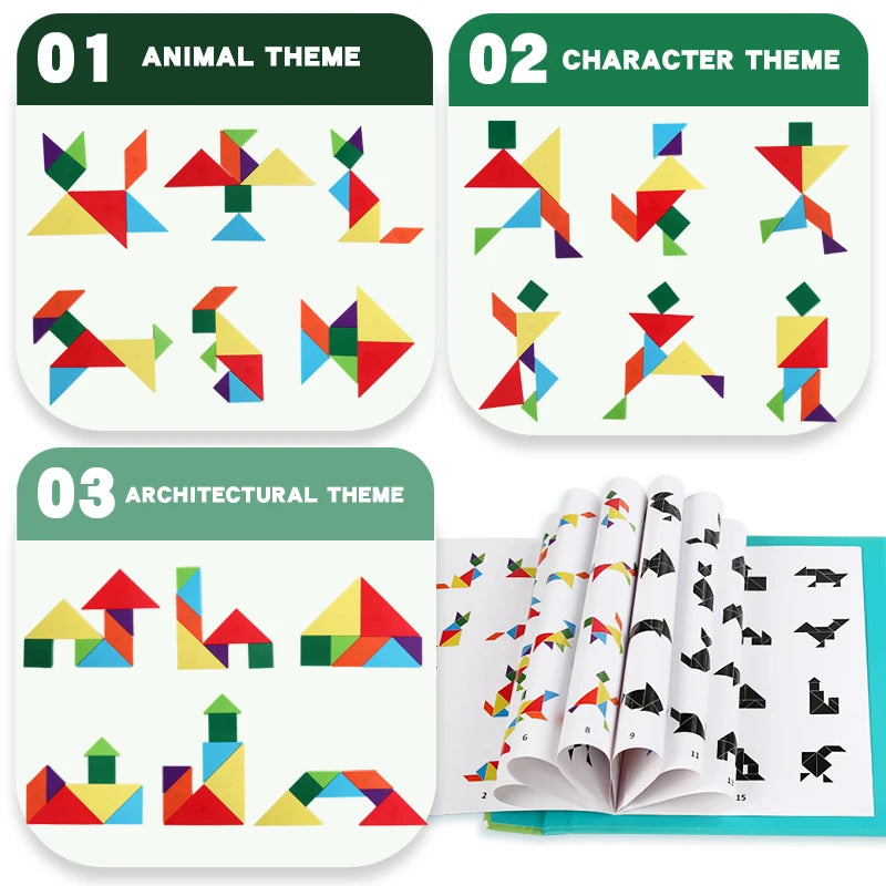 Magnetic Tangram Book
