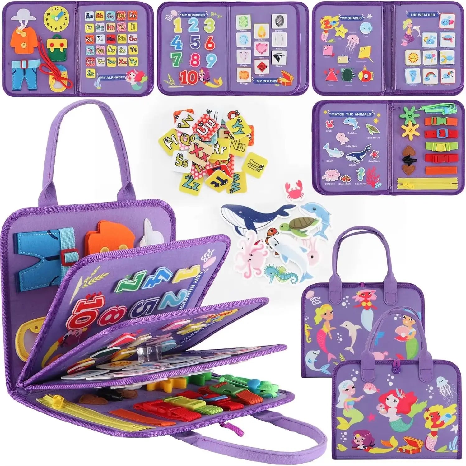 Toddler Learning Busy Book