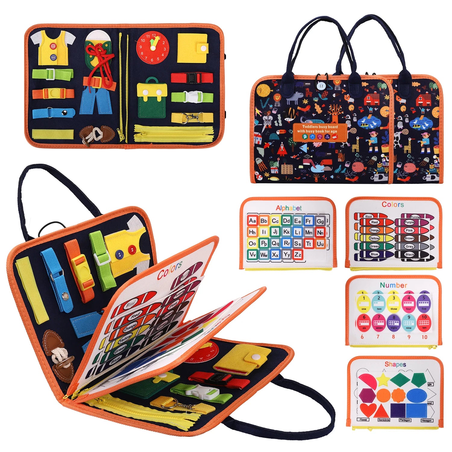 Toddler Sensory Busy Board