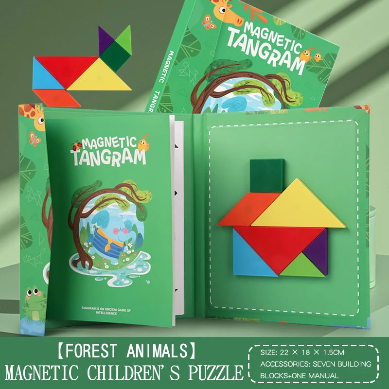 Magnetic Tangram Book
