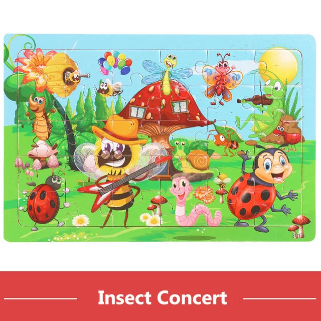 Animal Puzzle Board